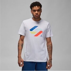 Jordan Men's Luka T-shirt In White, Size: Large
